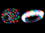 LLAVERO CON LEDs EFECTO ESTROBOSCOPIO RGB DISCO