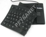 TECLADO SILICONA FLEXIBLE ENROLLABLE NUMERICO  USB PS2