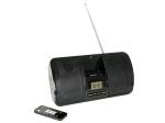 ALTAVOCES DOCK IPHONE IPOD CON RADIO FM RELOJ ALARMA REPRODUCTOR DE MUSICA