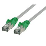 Cable de red FTP CAT5e cruzado de 2000m en color grisverde