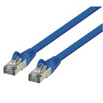 Cable de red plano color azul 300 m FTP CAT6