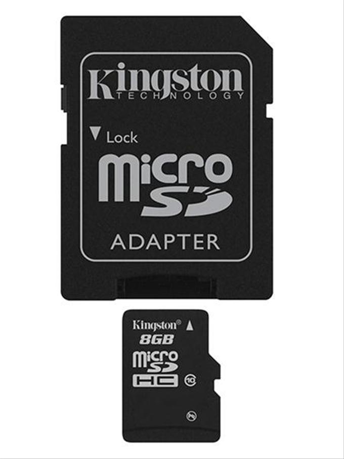 MEMORIA MICRO SD MICROSD ADAPTADOR TARJETA KINGSTON  8GB C10 CLASE 10