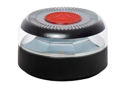 LUZ BALIZA DE EMERGENCIA V162 HOMOLOGADA GEOLOCALIZABLE A PILAS CON FUNDA